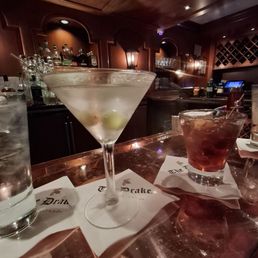 Martini and old fashioned. Go live out your Mad Men fantasy.