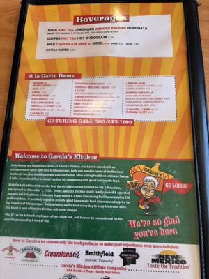 Menu photo 3 Garcia's Kitchen Albuquerque, NM