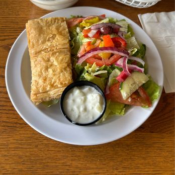 Middle Eastern Bakery and Deli - Spanakopita w/ Greek salad - Bakeries Near Me - Phoenix, Arizona Middle Eastern Bakery and Deli - Spanakopita w/ Greek salad - Bakeries Near Me - Phoenix, Arizona