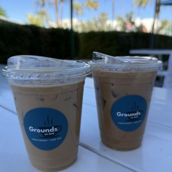 Grounds on 2nd - Cherry almond latte and strawberry white mocha - Coffee & Tea Near Me - Scottsdale, Arizona Grounds on 2nd - Cherry almond latte and strawberry white mocha - Coffee & Tea Near Me - Scottsdale, Arizona
