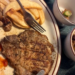 Grecian Steak House - Pork chops are great