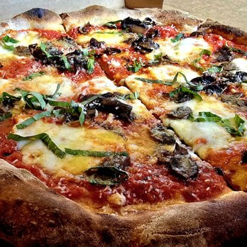 The Bakehouse At Chelsea - Margherita pizza with cremini mushrooms - Bakeries Near Me - Norfolk, Virginia