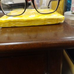 St. Mary's Community Center - My lovely new prescription glasses from St. Mary 's Community center.