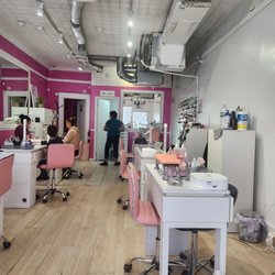Pink Nails & More - Pedicure w/CBD cream.