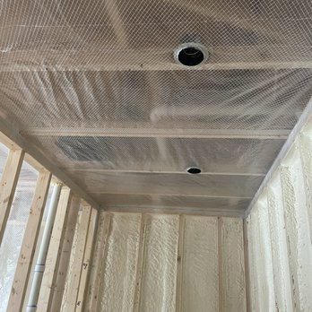 Crescent Moon Insulation - Ceiling vapor barrier and 3 in. wall spray foam - Insulation Installation Near Me - Pillager, Minnesota Crescent Moon Insulation - Ceiling vapor barrier and 3 in. wall spray foam - Insulation Installation Near Me - Pillager, Minnesota