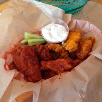 Fire On The Mountain - Dozen wings- half bourbon chipotle and half original hot - Chicken Wings Near Me - Denver, Colorado