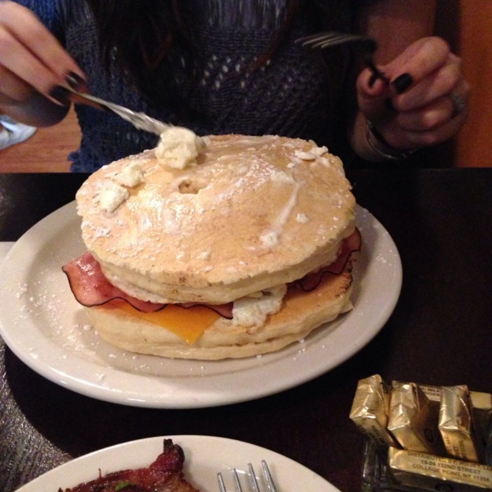 Pinky's - Pancake sandwich... Muahahahaha - Coffee & Tea Near Me - Tampa, Florida Pinky's - Pancake sandwich... Muahahahaha - Coffee & Tea Near Me - Tampa, Florida