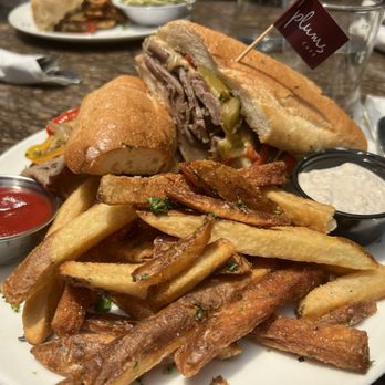 Plums Cafe - Rustic French Dip - Breakfast & Brunch Near Me - Costa Mesa, California
