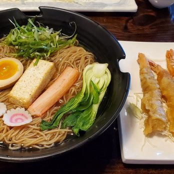 Modu Ramen - Tempura udon...I sub'd the upon noodle for the house ramen noodle - Ramen Near Me - Jacksonville, Florida Modu Ramen - Tempura udon...I sub'd the upon noodle for the house ramen noodle - Ramen Near Me - Jacksonville, Florida