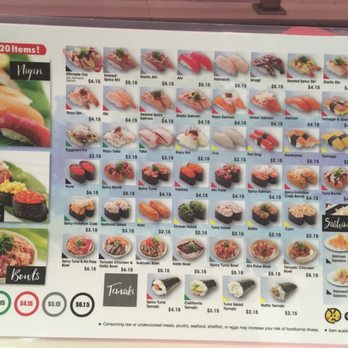 Genki Sushi - Menu - Sushi Bars Near Me - Honolulu, Hawaii
