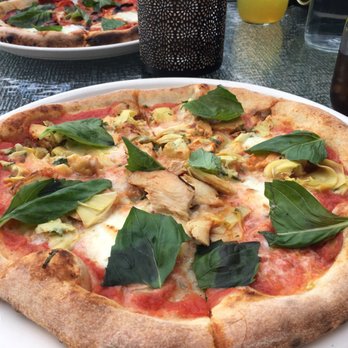 Base Pizzeria - Here's the Artichoke Chicken Pizza. - Pizza Near Me - Phoenix, Arizona
