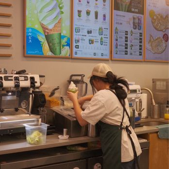 Matcha Cafe Maiko - Inside | Instagram: GaoGirlsGrubbin - Ice Cream & Frozen Yogurt Near Me - Flushing, New York