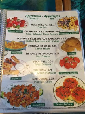 Menu photo 5 La Minutera Seafood Restaurant Hialeah, FL