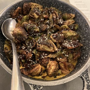 The Last Page - Sesame Brussel sprouts - New American Near Me - Beachwood, Ohio The Last Page - Sesame Brussel sprouts - New American Near Me - Beachwood, Ohio