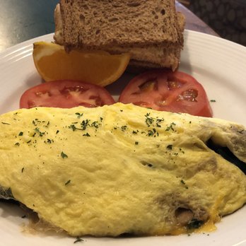 The Frog Pond - Spinach omelette - Breakfast & Brunch Near Me - St Pete Beach, Florida