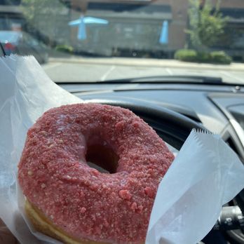 OMG Donuts & Bakery - Strawberry shortcake donut - Donuts Near Me - Concord, North Carolina OMG Donuts & Bakery - Strawberry shortcake donut - Donuts Near Me - Concord, North Carolina