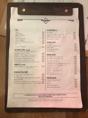 Menu photo 5 Republique of Coffee Paris, 75 Menu photo 5 Republique of Coffee Paris, 75