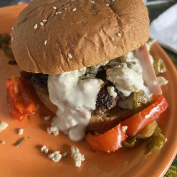 Hobbit Cafe - Bolg's Black and Bleu Burger - Burgers Near Me - Houston, Texas Hobbit Cafe - Bolg's Black and Bleu Burger - Burgers Near Me - Houston, Texas