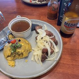 Mofongo, carne frita Mofongo, carne frita