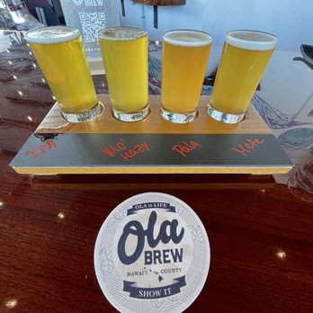 Ola Brew - Hilo - Sampler - Brewpubs Near Me - Hilo, Hawaii Ola Brew - Hilo - Sampler - Brewpubs Near Me - Hilo, Hawaii