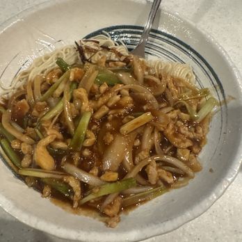 Shan Xi Magic Kitchen - Chicken noodle with onion sauce - Chinese Near Me - San Diego, California Shan Xi Magic Kitchen - Chicken noodle with onion sauce - Chinese Near Me - San Diego, California