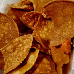 Very hard and dry tortilla chips