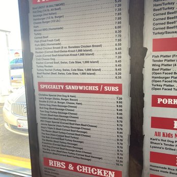 Chaps Pit Beef - Menu 11-16-2020 - Barbeque Near Me - Baltimore, Maryland