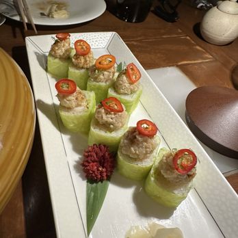 Mizumi - Scallop Tataki and Crispy Shrimp Roll - Japanese Near Me - Las Vegas, Nevada