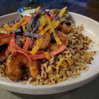 Cali - Brandon - Half moon shrimp bowl, wowza - so good, guys - New American Near Me - Riverview, Florida Cali - Brandon - Half moon shrimp bowl, wowza - so good, guys - New American Near Me - Riverview, Florida