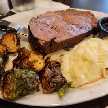 T Bones Great American Eatery - Fri/Sat prime rib special I had brussel sprouts as my side. - Seafood Near Me - Concord, New Hampshire T Bones Great American Eatery - Fri/Sat prime rib special I had brussel sprouts as my side. - Seafood Near Me - Concord, New Hampshire