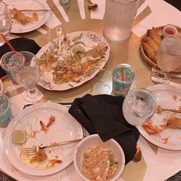 Empty plates, full bellies