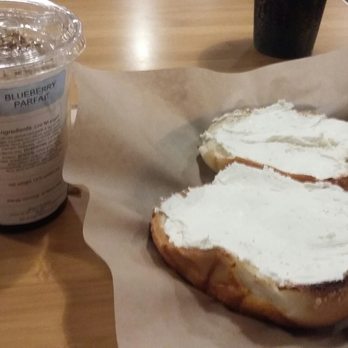 Seize The Bagel - Cheddar bagels with a blueberry parfait. - Sandwiches Near Me - Vancouver, Washington Seize The Bagel - Cheddar bagels with a blueberry parfait. - Sandwiches Near Me - Vancouver, Washington