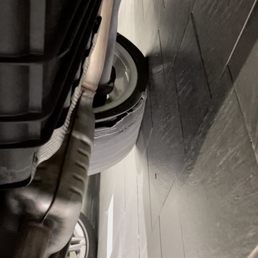 Popped tire. Secure towing to the rescue! Popped tire. Secure towing to the rescue!