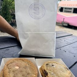 Strawberry cheesecake and chocolate chip