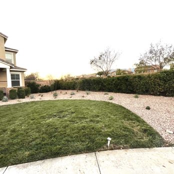 Save Aqua Landscapes - Installed decorative rock to give it a cleaner look - Artificial Turf Near Me Save Aqua Landscapes - Installed decorative rock to give it a cleaner look - Artificial Turf Near Me
