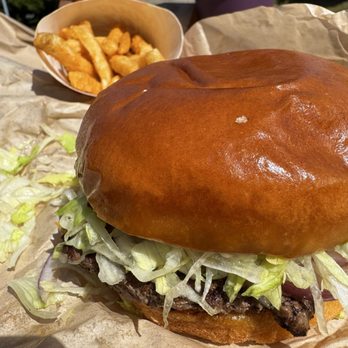 Bubba Flame Broiled Burger - Bubbas inferno burger and fries - Burgers Near Me - Oak Harbor, Washington