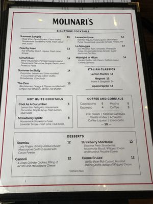 Menu photo 4 Molinari's Dorchester, MA