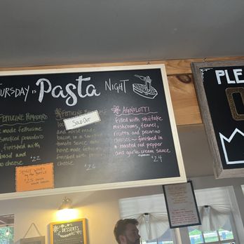 Stonecat Cafe - Pasta special board - Cafes Near Me - Hector, New York