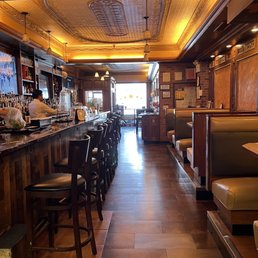 the interior of the restaurant