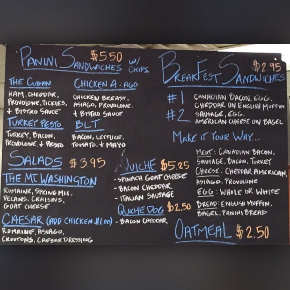 Luckman Coffee - The menu... Can I say fabulous prices? - Coffee & Tea Near Me - Cincinnati, Ohio
