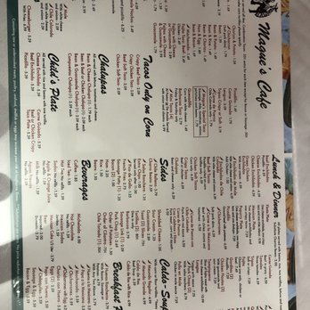 Mague's Cafe - the menu of the restaurant - Mexican Near Me - Spring Branch, Texas Mague's Cafe - the menu of the restaurant - Mexican Near Me - Spring Branch, Texas