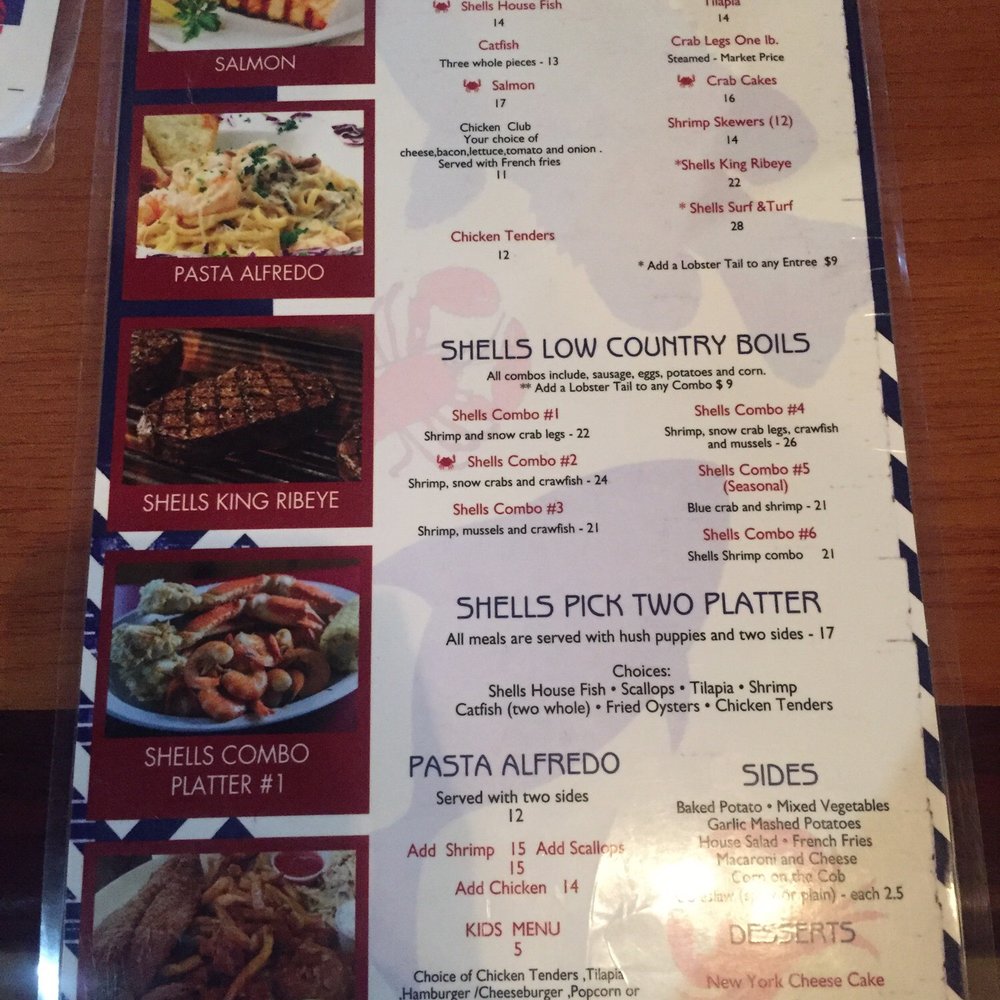 Sea Shells Seafood - Seafood Near Me - Warner Robins, Georgia