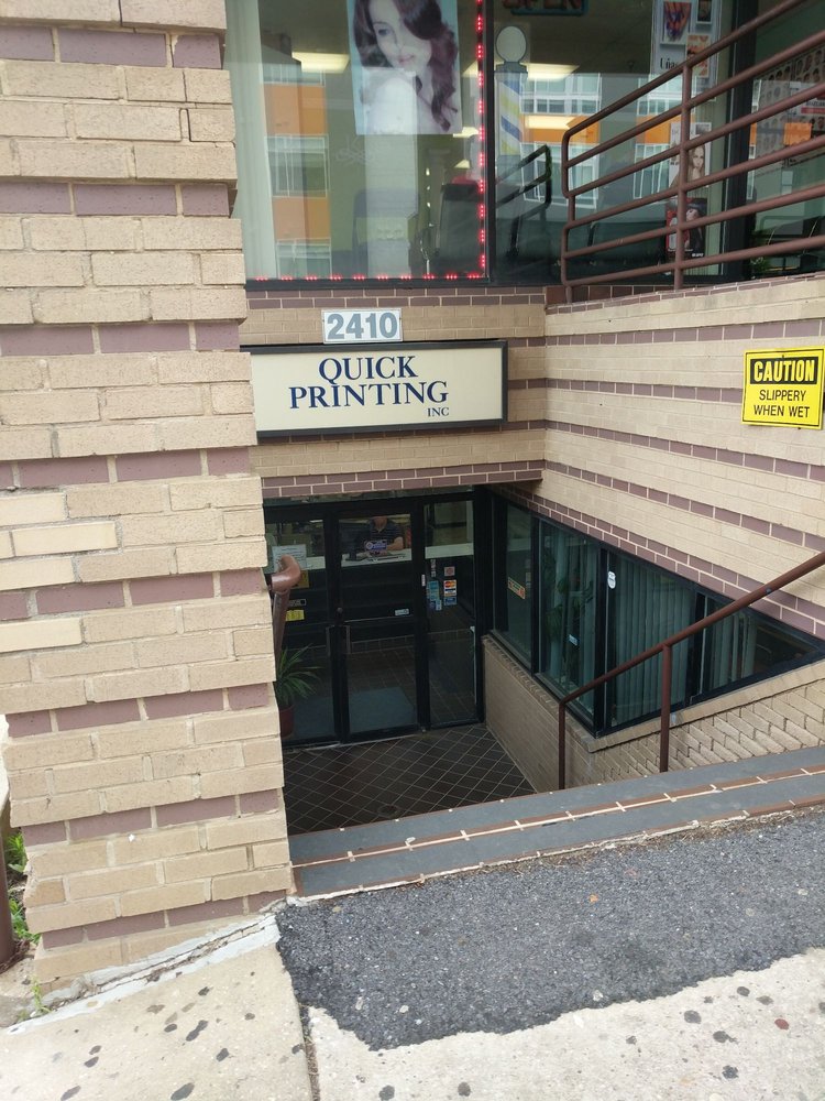 QUICK PRINTING Updated September 2024 2410 Blueridge Ave, Silver