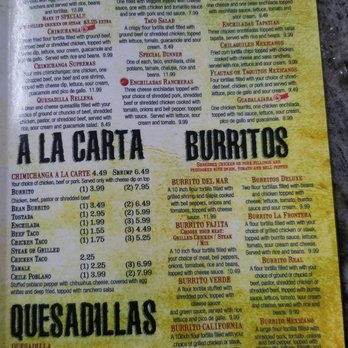 Cocina Real - Menu - Mexican Near Me - Columbia, Tennessee