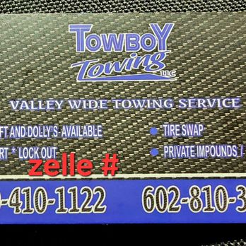 Towboy Towing - They accept text messages at both numbers. The 480 number accepts Zelle payments. - Towing Near Me Towboy Towing - They accept text messages at both numbers. The 480 number accepts Zelle payments. - Towing Near Me