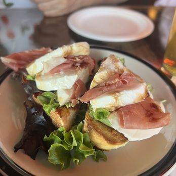 Caputi's Sheridan Pub - Mozzarella and prosciutto tartine - New American Near Me - Tonawanda, New York Caputi's Sheridan Pub - Mozzarella and prosciutto tartine - New American Near Me - Tonawanda, New York