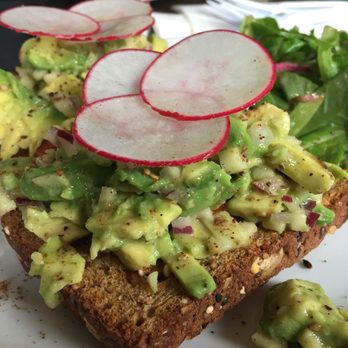 Cafe Dolma - avocado toast with za'atar - Coffee & Tea Near Me - Jersey City, New Jersey