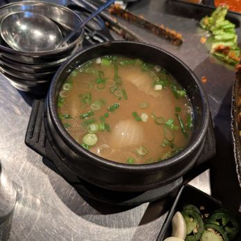 Honey Pig BBQ - Soup for fried rice - Korean Near Me - Irvine, California
