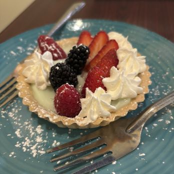 Mona’s French Cafe - Key lime tart - French Near Me - Cypress, Texas