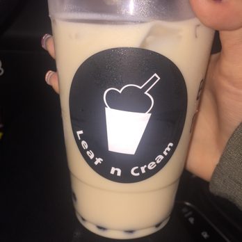 Leaf N Cream - Milk tea w boba - Bubble Tea Near Me - Tustin, California